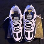 Louis Vuitton Men's Black and White Footwear - Image 4