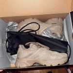 Balenciaga Men's Tan and Cream Trainers - Image 7