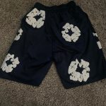 Denim Tears Men's Navy and Blue Shorts