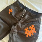 Chrome Hearts Men's Brown and Black Trousers - Image 8