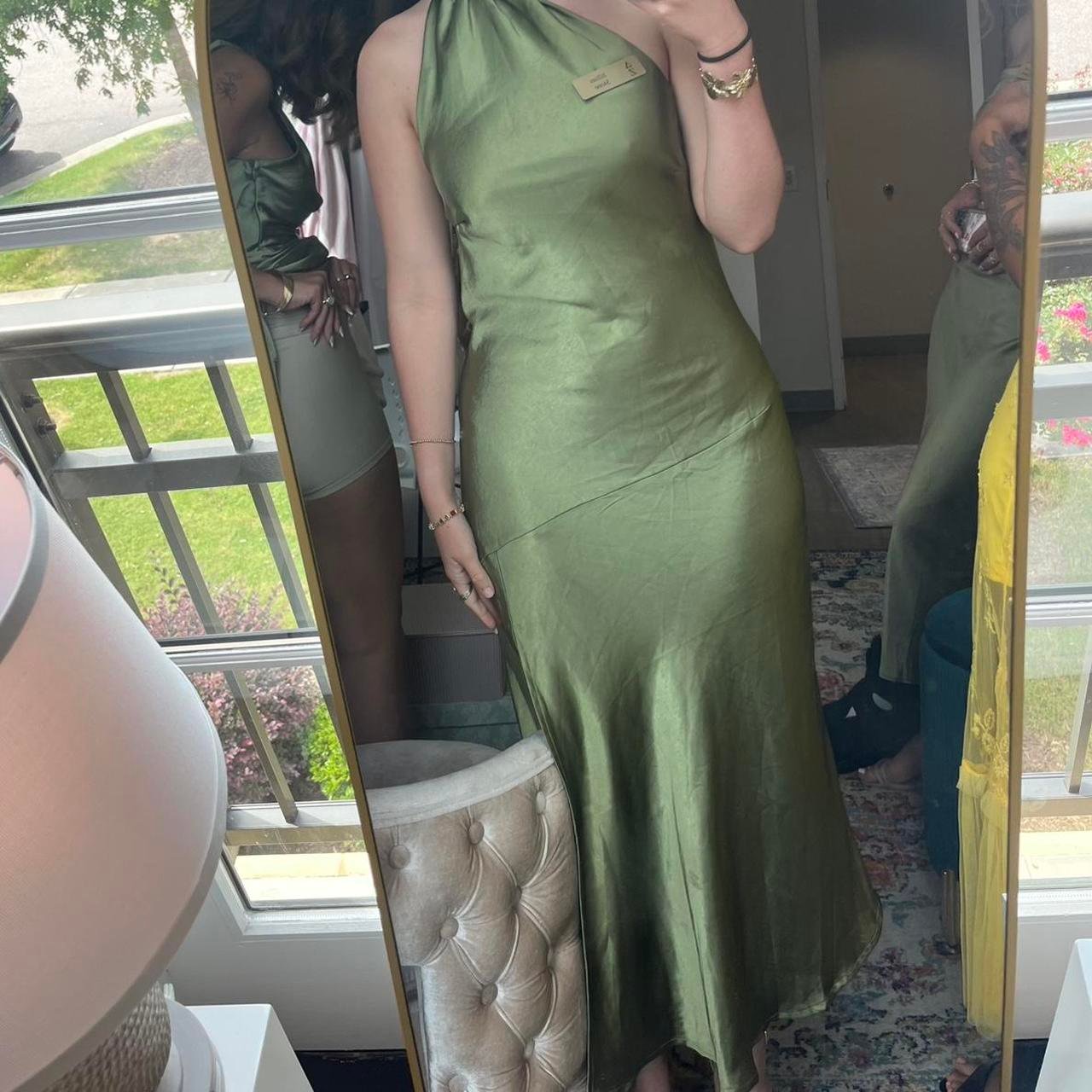 P0-4-114.jpg Hello Molly Women's Green Dress - Image 1