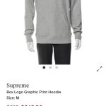 Supreme Men's Grey Hoodie - Image 5