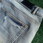 Amiri Men's Blue and Black Jeans - Image 5