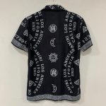 Amiri Men's Black and Navy Shirt - Image 5