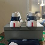 Prada Men's Blue and White Trainers - Image 5