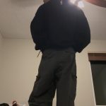 Essentials Men's Black and Navy Hoodie - Image 5