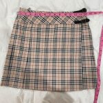 Burberry Women's Tan and Cream Skirt - Image 5