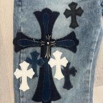 Men's Blue and Navy Jeans - Image 6