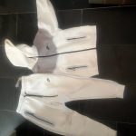 Nike Men's White and Cream Hoodie - Image 5