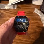 Red and black watch Richard mill