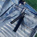 Amiri Men's Blue and Black Jeans - Image 6