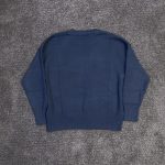 AMI Paris Men's Navy and Blue Jumper - Image 6