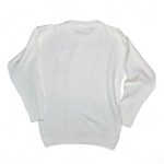 AMI Paris Men's Cream and Red Jumper - Image 6