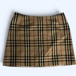 Burberry Women's Tan and Brown Skirt - Image 6