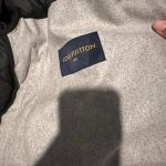 Louis Vuitton Men's Grey and Silver Coat - Image 6