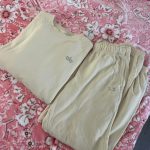 Alo Yoga Women's Cream and Tan Sweatshirt