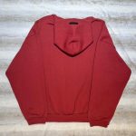 Fear of God Men's Burgundy and Red Hoodie - Image 4