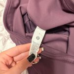 Lululemon Women's Purple and Burgundy Leggings