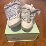 Lanvin Men's Grey and White Trainers