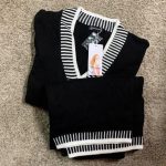 Women's Black and White Suit - Image 4