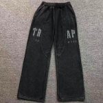 Trapstar Men's Black and Grey Trousers