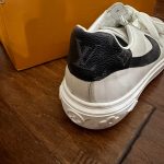 Louis Vuitton Men's White Trainers - Image 7
