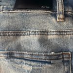 Amiri Men's Blue and Navy Jeans - Image 3