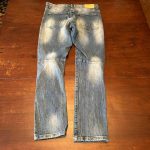 Men's Blue and Navy Jeans - Image 7