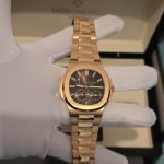 Patek Philippe Men's Brown and Gold Watch - Image 7