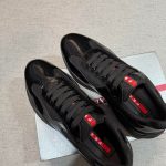Prada Men's Black Trainers - Image 6