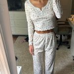 Women’s White and Cream Pajamas