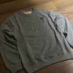 AMI Paris Men's Grey Sweatshirt - Image 5