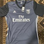 Adidas Men's Navy and Blue T-shirt