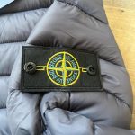 Stone Island Men's Navy and Black Hoodie - Image 4