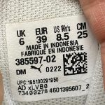 Puma Women's White and Tan Trainers - Image 8