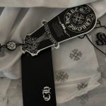 Chrome Hearts Men's White and Grey Shirt - Image 8