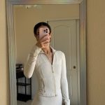 Lululemon Women's White and Cream Leggings - Image 8